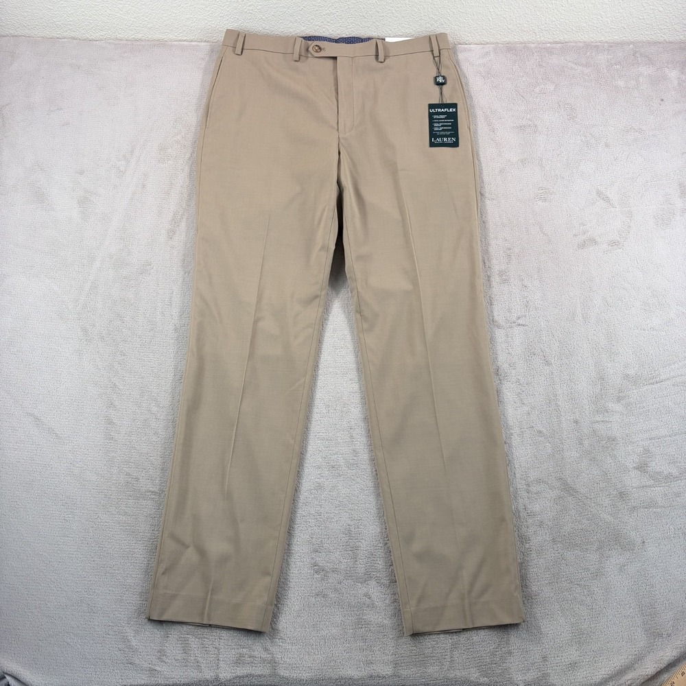 Lauren Ralph Lauren UltraFlex High Performance Wool Dress Pants 36x34 NWT $140